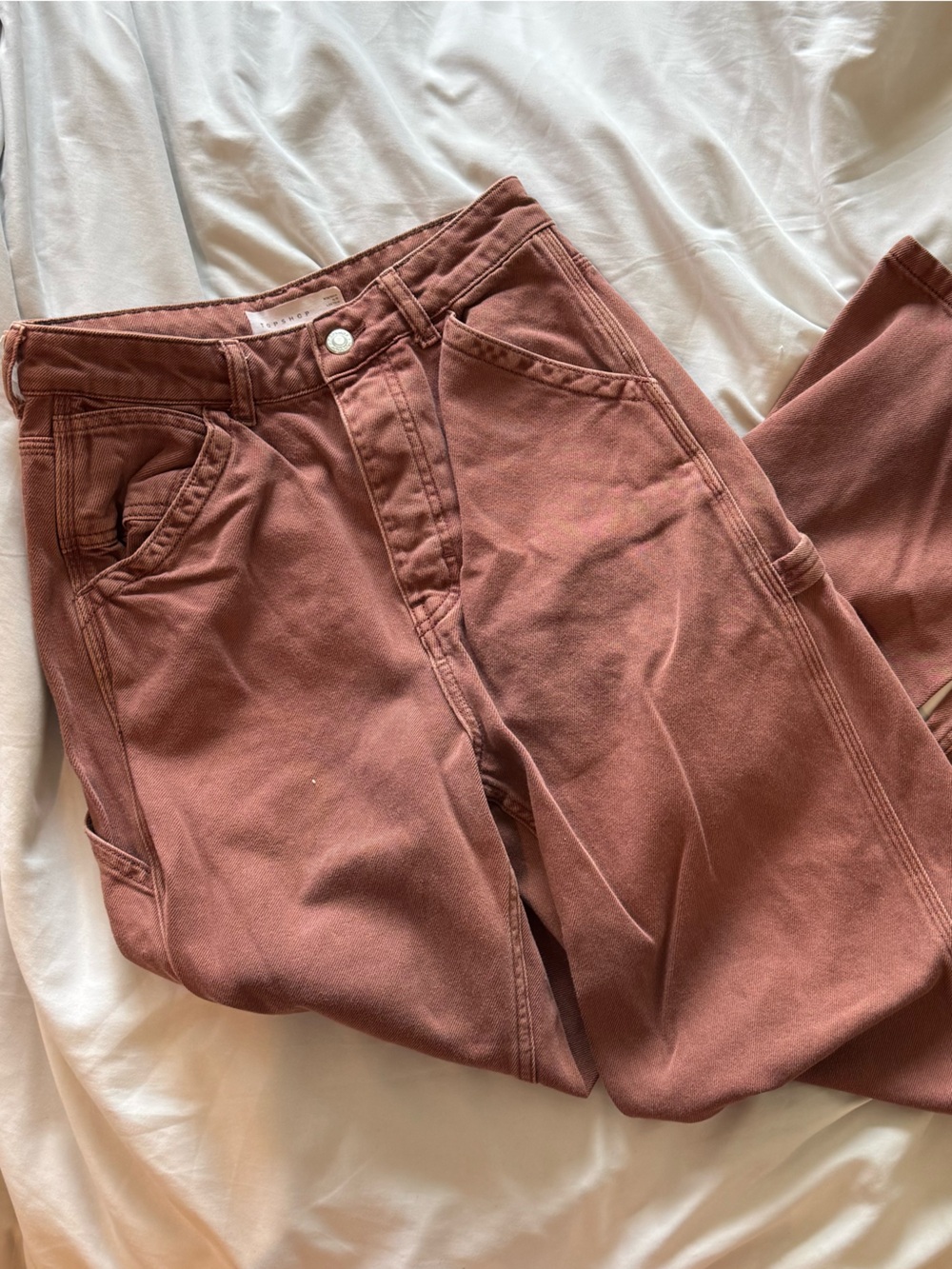 Topshop Straight-Leg Jeans